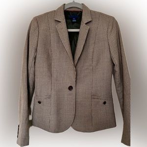 J.Crew Houndstooth Wool Blazer